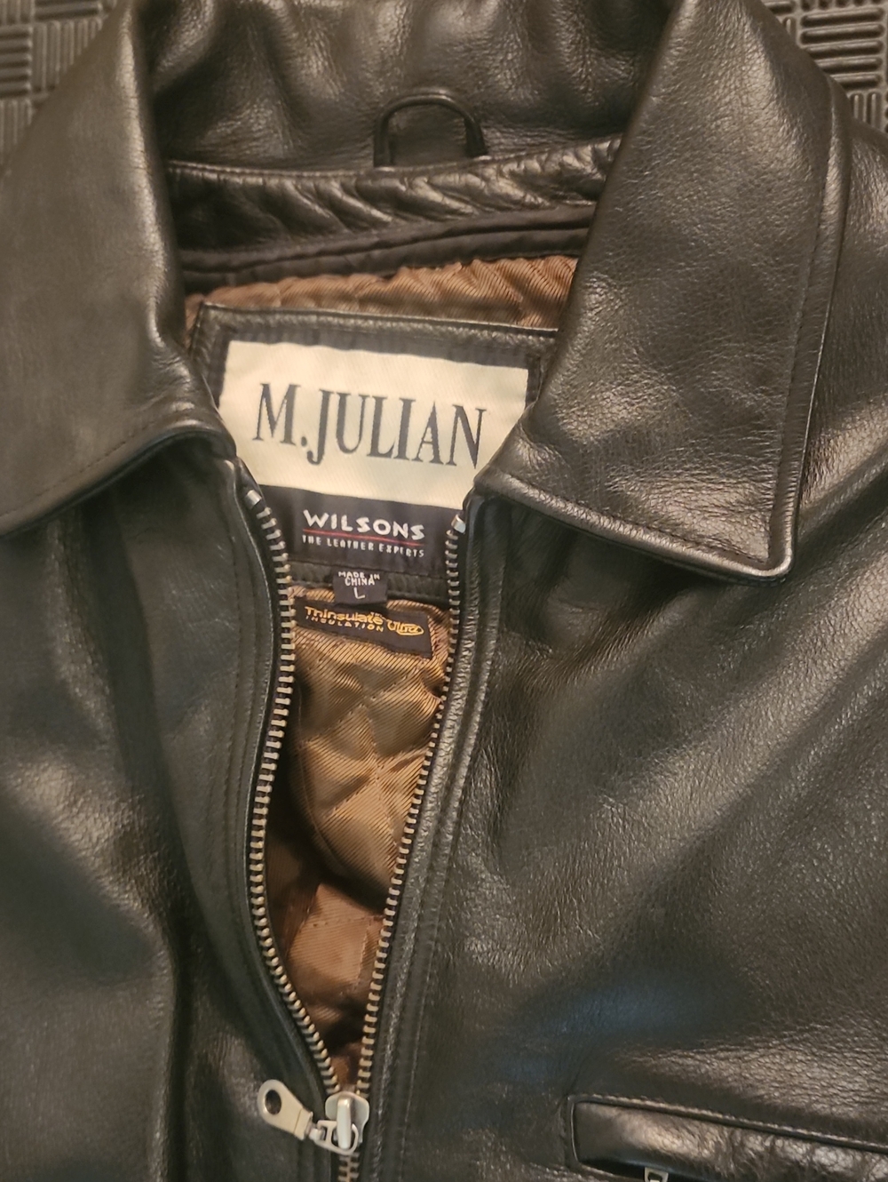 M Julian By Wilsons Leather Leather Jacket With Removable Thinsulate Liner